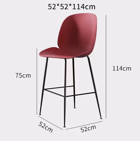 Barhocker Stuhl Kunststoffstuhl Esszimmerstuhl Wohnmöbel Moderne Möbel